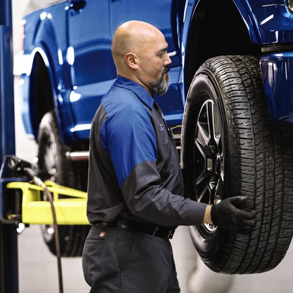 Get your tires replaced at Jack Demmer Fords service center in Wayne, MI